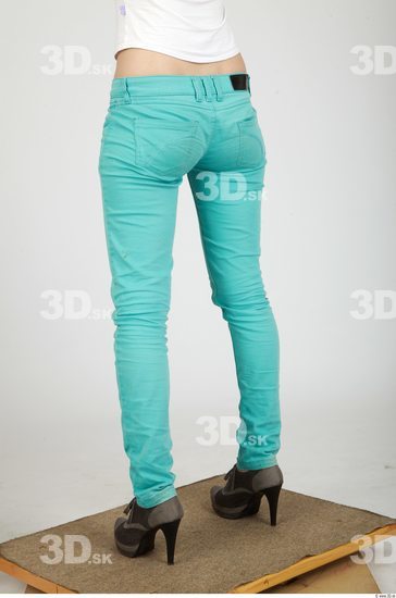 Leg Whole Body Woman Animation references Casual Trousers Slim Studio photo references