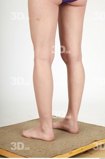 Calf Whole Body Woman Animation references Nude Casual Slim Studio photo references