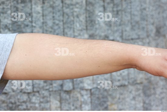 Forearm Man White Nude Overweight