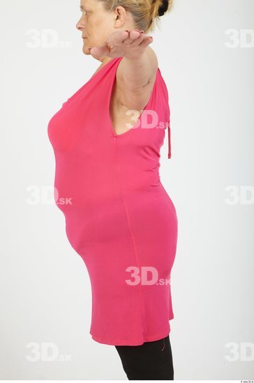 Upper Body Whole Body Woman Casual Dress Overweight Studio photo references