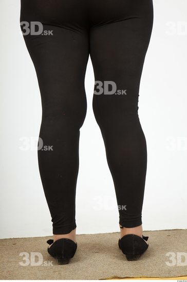 Calf Whole Body Woman Casual Overweight Leggings Studio photo references