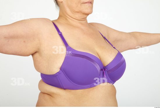 Chest Whole Body Woman Casual Underwear Bra Overweight Studio photo references