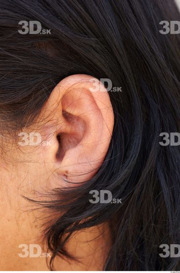 Ear Woman White Chubby