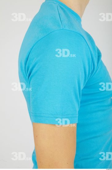 Arm Whole Body Man Casual Shirt T shirt Athletic Studio photo references