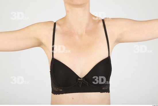 Chest Whole Body Woman Animation references Underwear Bra Slim Studio photo references