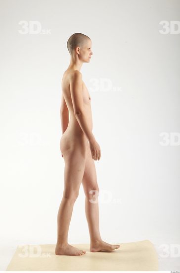 Whole Body Woman Animation references White Nude Slim Bald