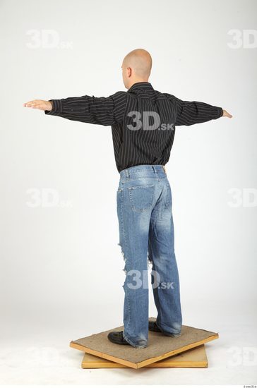 Whole Body Man T poses Casual Average Studio photo references