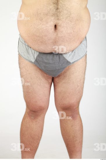 Thigh Whole Body Man Hairy Casual Underwear Pants Overweight Studio photo references