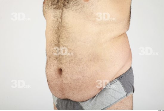 Belly Whole Body Man Hairy Nude Casual Overweight Studio photo references