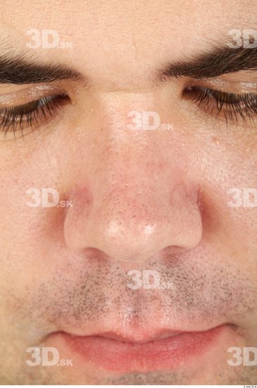 Nose Whole Body Man Casual Overweight Studio photo references