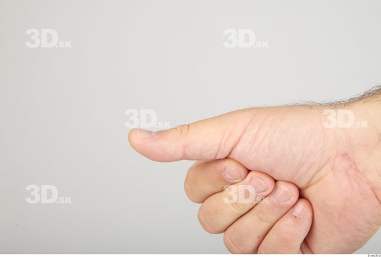 Fingers Whole Body Man Casual Overweight Studio photo references