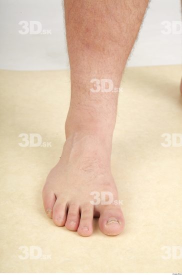 Foot Whole Body Man Nude Casual Overweight Studio photo references