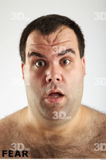 Face Emotions Man White Overweight