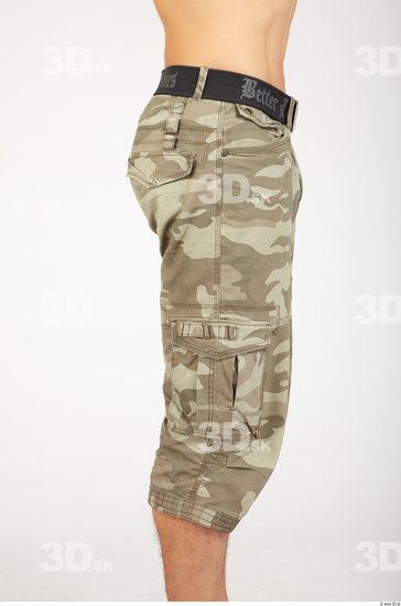 Thigh Whole Body Man Army Sports Trousers Athletic Studio photo references