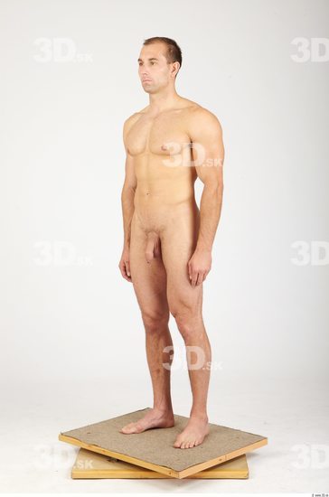 Whole Body Man Animation references Nude Sports Athletic Studio photo references