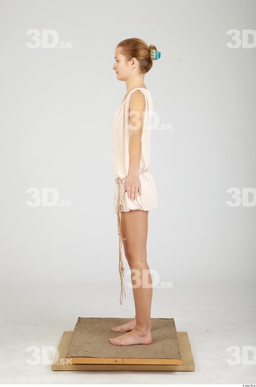 Whole Body Woman Animation references Casual Dress Slim Studio photo references