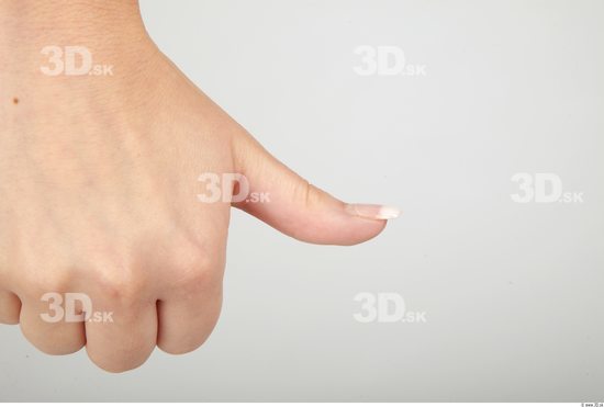 Fingers Whole Body Woman Casual Slim Studio photo references