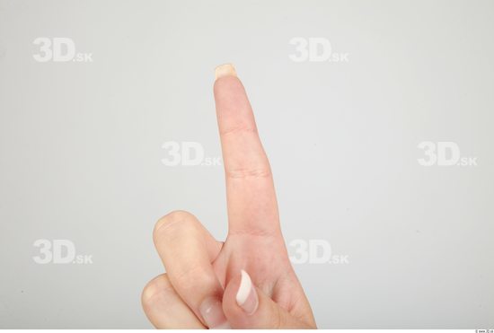 Fingers Whole Body Woman Casual Slim Studio photo references