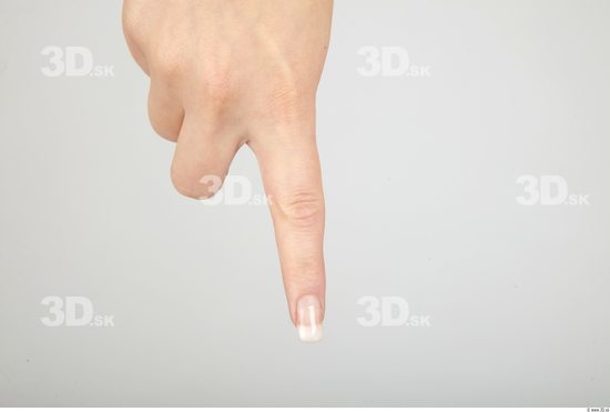 Fingers Whole Body Woman Casual Slim Studio photo references