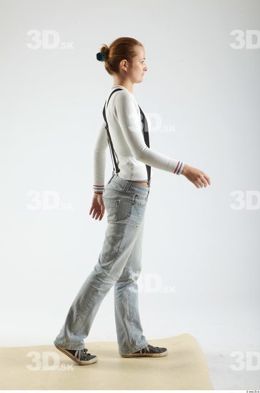 Whole Body Woman Animation references White Casual Slim