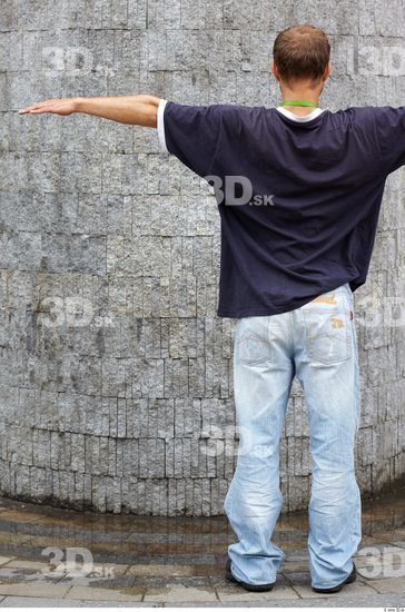 Whole Body Head Man Woman T poses White Casual Slim Chubby Street photo references