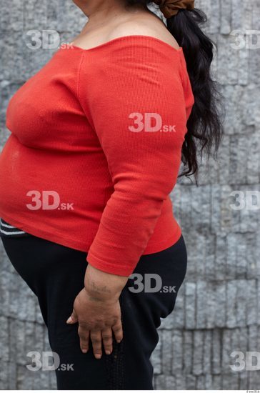 Head Woman White Chubby Overweight Street photo references