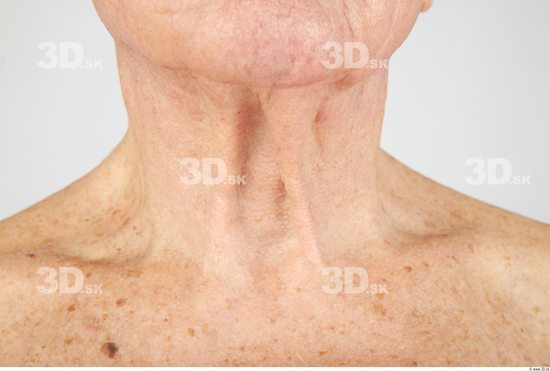 and more Neck Whole Body Man Nude Formal Chubby Wrinkles Studio photo references