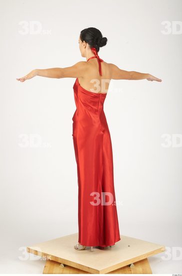 Whole Body Woman Animation references T poses Casual Formal Dress Slim Studio photo references