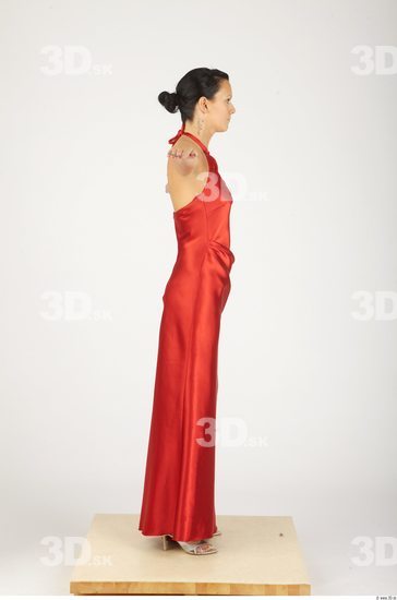 Whole Body Woman Animation references T poses Casual Formal Dress Slim Studio photo references