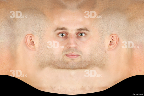 Head Man White Head textures Bald