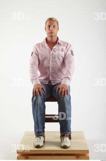 Whole Body Man Artistic poses White Casual Chubby