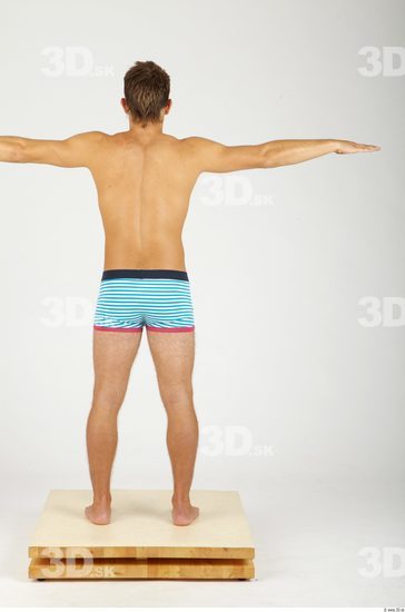 Whole Body Man T poses Casual Underwear Pants Athletic Studio photo references