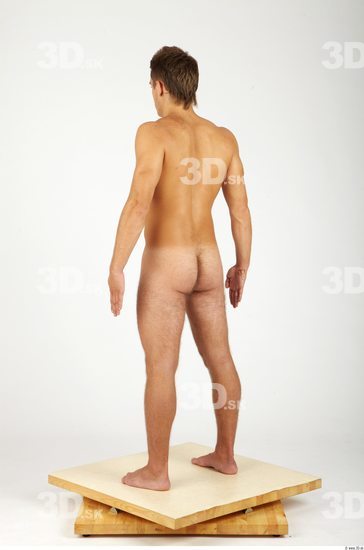 Whole Body Man Nude Casual Athletic Studio photo references