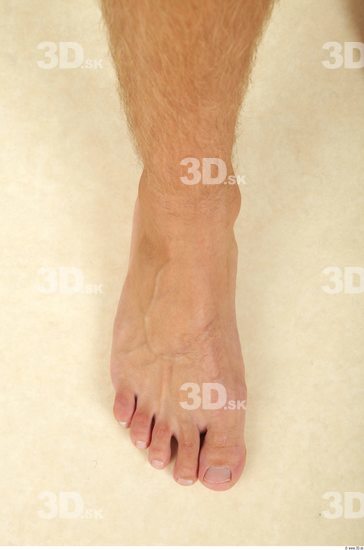 Foot Whole Body Man Nude Casual Athletic Studio photo references