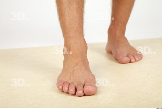 Foot Whole Body Man Nude Casual Athletic Studio photo references