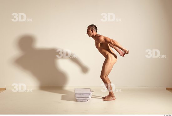 Whole Body Man Fighting poses Animation references Nude Athletic Studio photo references