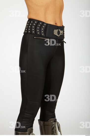 Thigh Whole Body Woman Casual Trousers Average Studio photo references