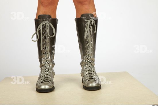 Calf Whole Body Woman Casual Boot Average Studio photo references