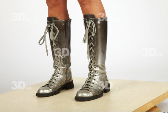 Calf Whole Body Woman Casual Boot Average Studio photo references