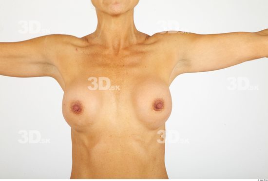 Chest Whole Body Woman Nude Casual Average Studio photo references