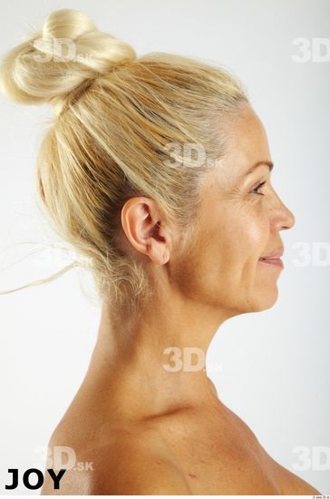 Face Emotions Woman White Athletic Wrinkles