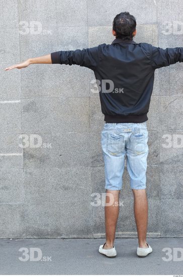 Whole Body Head Man T poses Casual Slim Street photo references