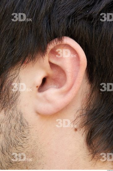 Ear Head Man Slim Average Street photo references