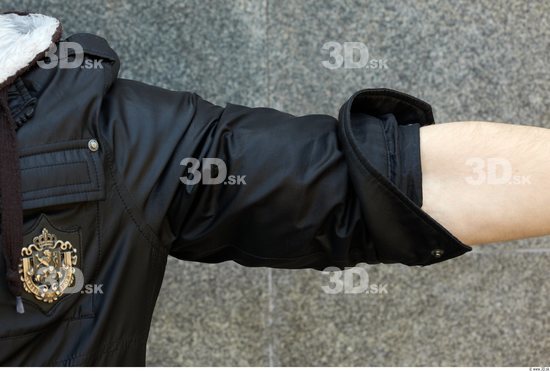 Arm Head Man Casual Jacket Athletic Average Street photo references