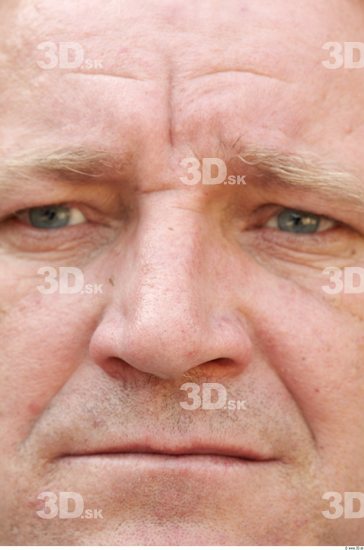 Nose Head Man Athletic Overweight Wrinkles Street photo references