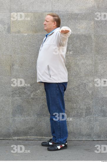 Whole Body Head Man T poses Casual Athletic Overweight Street photo references