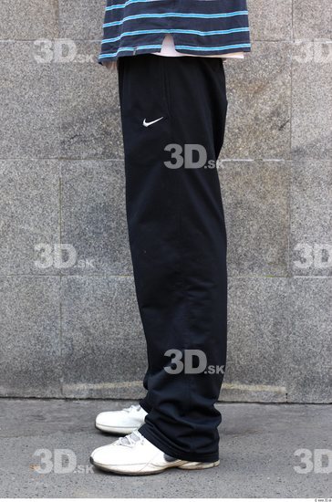 Leg Head Man Sports Sweatsuit Slim Athletic Street photo references