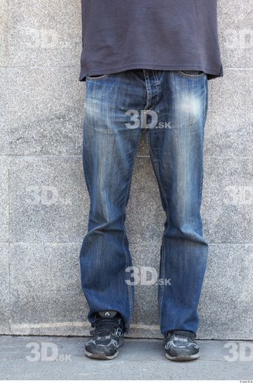 Leg Head Man Casual Jeans Slim Street photo references