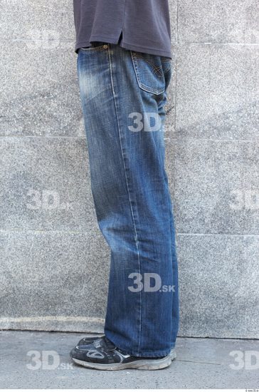 Leg Head Man Casual Jeans Slim Street photo references