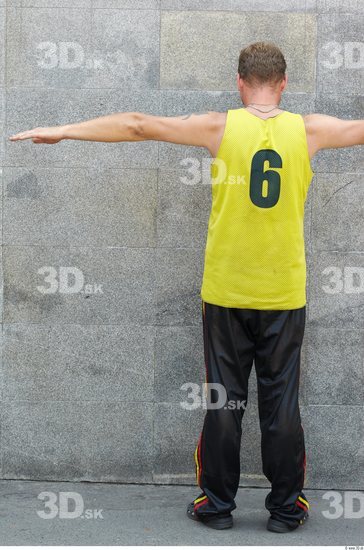 Whole Body Man T poses White Sports Average